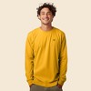 Dalix UFO Embroidered Cotton Classic Fit Long Sleeve Crewneck Tee Shirt Mens - 2 of 4