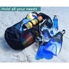 XXL Mesh Duffle Bag for Scuba Dive or Snorkel Gear, Extra Large - 3 of 4