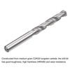 Unique Bargains C2/K20 Carbide Tungsten Steel Straight Shank Jobber Drill Bits 4 Pcs - 3 of 4