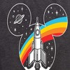 Women's - Disney - Mickey Head Retro Space Short Sleeve Graphic T-Shirt - 2 of 4