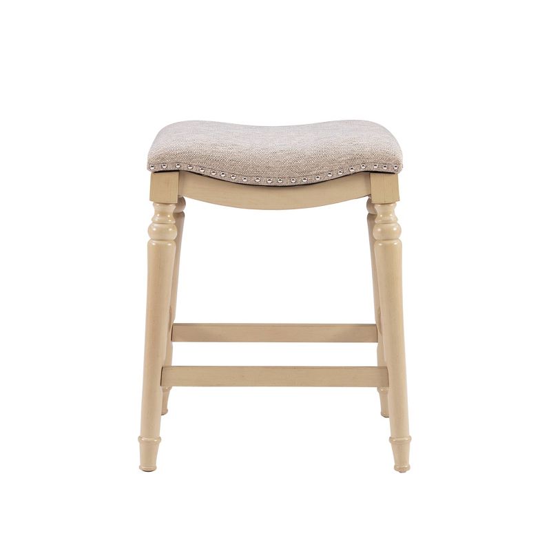 Brayden Big and Tall Backless Wood Counter Height Barstool - Powell, 4 of 14