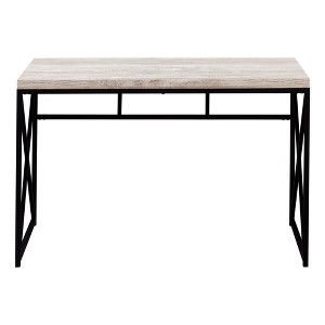 Vynxaria Modern Beige Computer Desk Contemporary Workspace for Home Office Laptop - 1 of 4