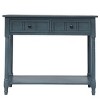NicBex Console Table Traditional Entryway Table with 2 Drawers and Bottom Shelf Side Table for Living Room, Entryway, Hallway - 3 of 4