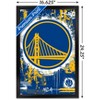 Trends International NBA Golden State Warriors - Maximalist Logo 23 Framed Wall Poster Prints - 3 of 4