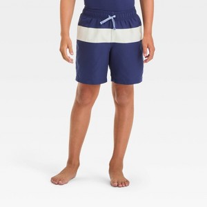 Boys' Colorblock Swim Shorts - Cat & Jack™ - 1 of 3