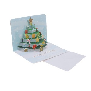 Unique Bargains Greeting Card Assorted Color 6.1"x4.4"x0.4" 1 Pc - 1 of 4