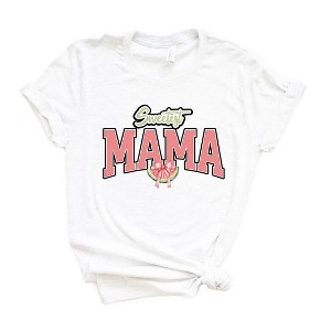 Simply Sage Market Women'sSweetest Mama Watermelon Short Sleeve Graphic Tee - 1 of 3