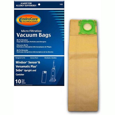 thumbnail interactive-video image 1 of EnviroCare Vacuum Bags – 40-Pack, Fits Windsor Sensor, Versamatic Plus, Sebo, Kenmore 1 of 2
