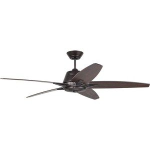 Luminance Kathy Ireland Home Euclid Ceiling Fan 56" with 4-Speed Wall Control, 5 Reversible Blades, Oil Rubbed Bronze - 1 of 4