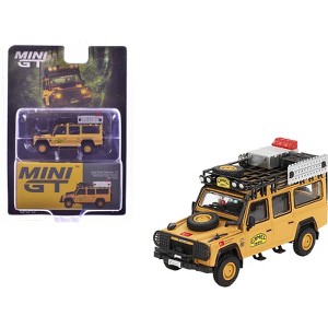 Land Rover Defender 110 Team Turkey "Camel Trophy Amazon" (1989) Limited Edition 1/64 Diecast Model Car by Mini GT - 1 of 4