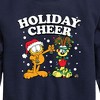 Boys' - Garfield - Feliz Navi Dog Graphic Long Sleeve Fleece Sweatshirt - 2 of 4