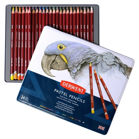 Pastel Pencils - Derwent 24ct : Target