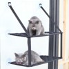 Pet Life Cat Laze Suction Cupped Dual-Leveled Kitty Cat Lounger - 2 of 4