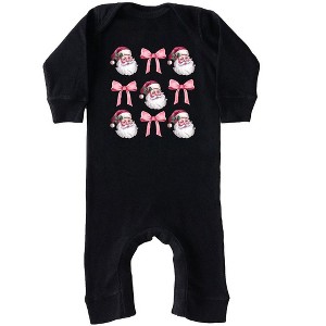The Juniper Shop Coquette Santa Chart Baby Romper - 1 of 3