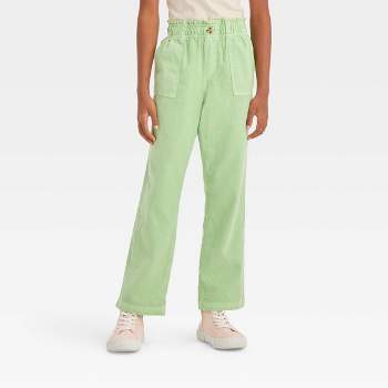 Girls' Nylon Cargo Jogger Pants - Art Class™ Olive Green L : Target