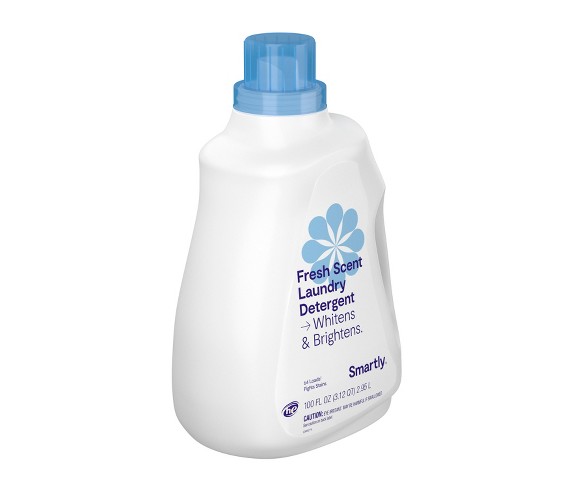 Fresh Scented Laundry Detergent - 100 fl oz - Smartly&#8482;