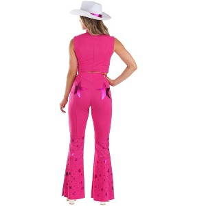 HalloweenCostumes.com Women's Pink Retro Cowgirl Costume | Cowgirl Costumes - 1 of 3