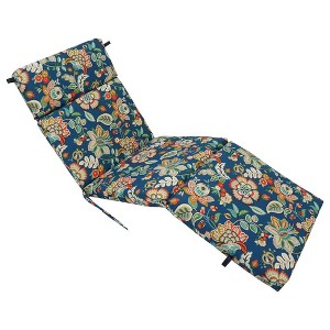 Blazing Needles, 72-inch by 24-inch Patterned Polyester Outdoor Chaise Lounge Cushion - 1 of 1