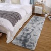 Fluffy Shaggy Rug: Tie-Dyed Furry Non-Shedding Plush Rug – Fuzzy Accent Carpet for Living Room, Bedroom | Soft Feet-Friendly Home Decor Floor Cover - 4 of 4