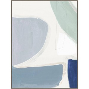 32" x 42" Echoing Summers End by Isabelle Z Framed Canvas Wall Art Print - Amanti Art: Modern Lithograph, Polystyrene Frame - 1 of 4