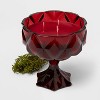 Faceted Coup Haunt Couture Glass Filled Red Wax Candle - Threshold™ - 3 of 4