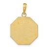 Black Bow Jewelry 14k Yellow Gold I'll Never Stop Loving You Charm or Pendant, 20mm - 3 of 4