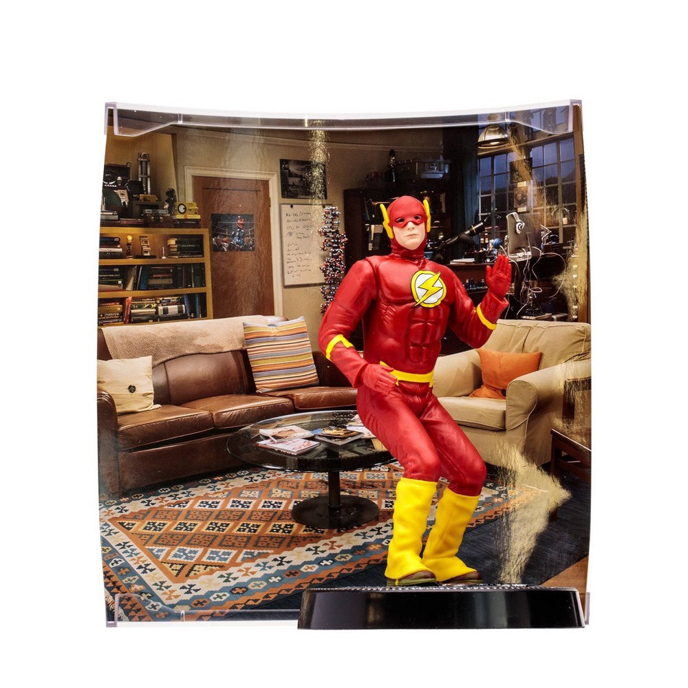 McFarlane Movie Maniacs The Big Bang Theory Sheldon (Flash) 6&#34; Figure
