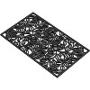 HomeRoots 24" X 36" Black Rubber Botanical Leaves Outdoor Door Mat - 4 of 4