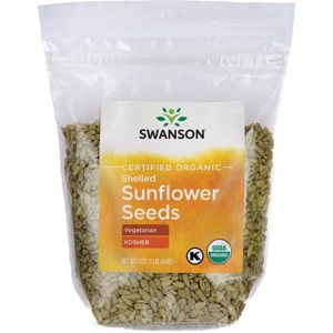 Swanson Certified Organic Shelled Sunflower Seeds. - 1 of 2