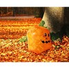 Juvale Pumpkin Halloween Leaf Bag 6 Pack - Small & Medium Sized Pumpkin Trash Bags , Fall Lawn Decoration - 2 of 4