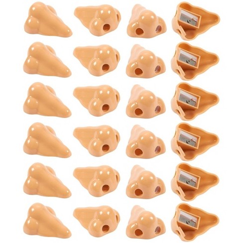 Juvale 24 Pack Nose Pencil Sharpener For Kids, Funny Sharpeners For Novelty  Gag Gifts, 1.7 X 1 X 2.2 In : Target
