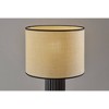 Adesso Primrose Table Lamp Black: Ceramic Base, Beige Shade, No Assembly, UL Listed, 3-Way Rotary Switch - 3 of 4