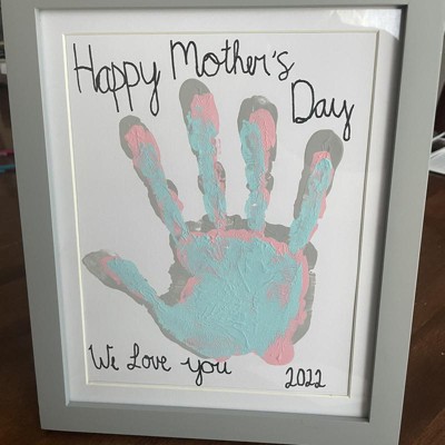 Family Handprint Frame and Paint Kit DIY Crafts Family Craft Night Fathers  day frame Kids handprint kit