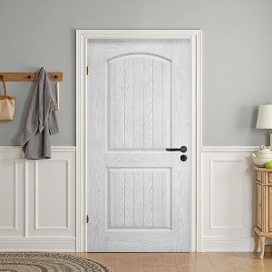 SpassWay 36"W*80"H 2-Panel Exterior Prehung Front Entry Door Primed Interior Fiberglass Entrance Door - 1 of 4