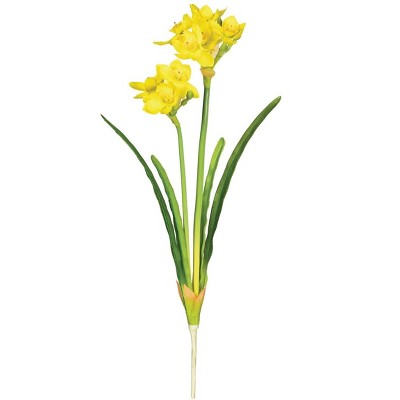 Sullivans Artificial Daffodil Stem 17.5"H Yellow Flowers