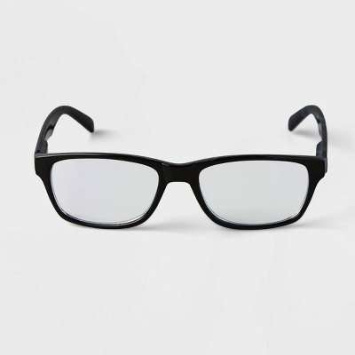 Men's Rectangle Blue Light Filtering Glasses - Goodfellow & Co™ Black