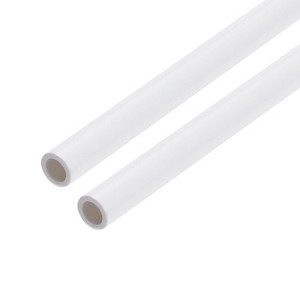 Unique Bargains High Impact Water Plumb Cable Sleeve PVC Rigid Round Pipes 9" Length - 1 of 3