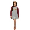 Women's Harry Potter Hogwarts Houses Pajama Nightgown Raglan Sleep Shirt - 3 of 4