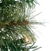 Northlight Pre-Lit Oregon Cashmere Pine Artificial Christmas Wreath - 36" - Clear Lights - 3 of 4