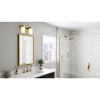 Urban Ambiance Luxury New Traditional Bath Light,  7''H x 15''W,  Satin Gold Finish, ULB2152 - 2 of 4