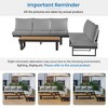 YOOCOZZ  Outdoor Sectional Sofa Set with Reclining Seats - 2 of 4