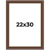 PosterPalooza | Traditional Brown Picture Frame - UV Acrylic, Foam Board Backing, Hanging Hardware - 2 of 4