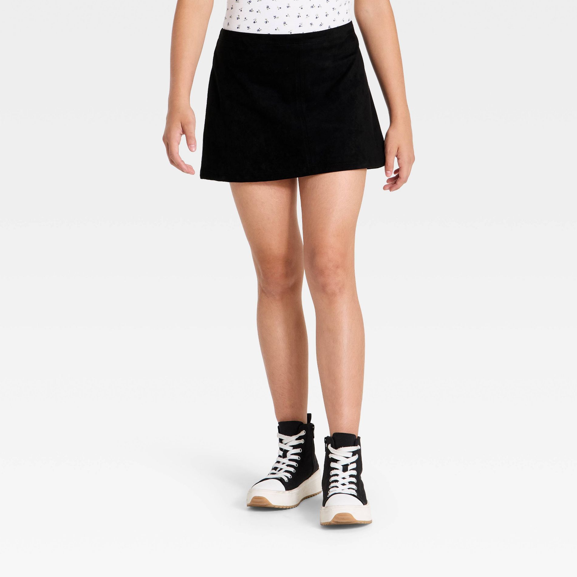 Girls' Faux Suede Skort - art class™