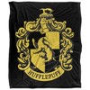 Harry Potter Hufflepuff Crest Silky 50X60 Blanket, 1 Sided - 2 of 4