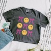 Simply Sage Market Bows And Smiley Coquette Chart Boxy Crop Top - 2 of 4