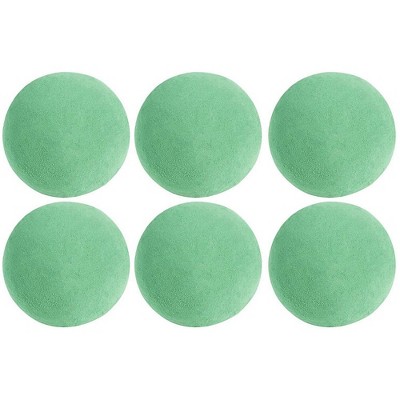 Juvale 6-Pack Green Floral Craft Foam Ball Spheres for Arrange Flowers, 4.8-Inch