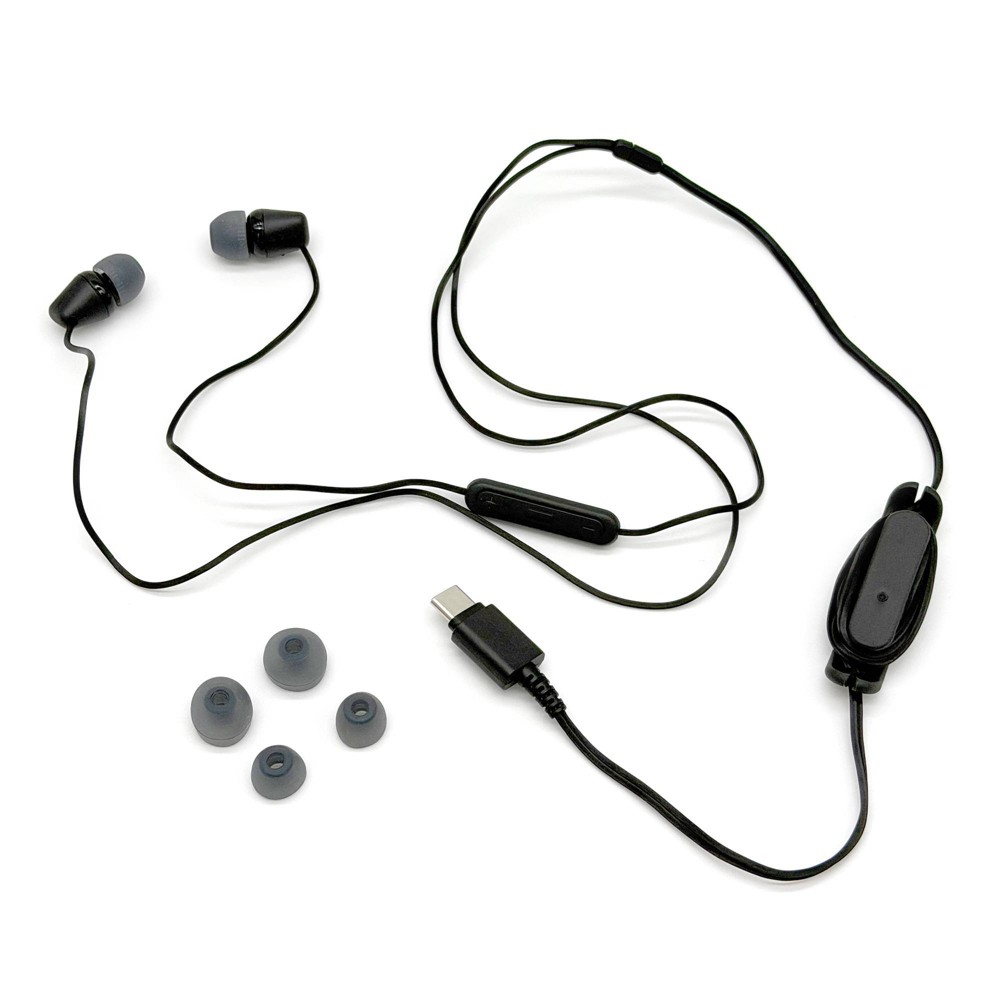 Refurbished Sony IER-EX15C USB-C Wired In-Ear Headphones - Black - Target Certified Refurbished