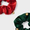 Bell Hair Twister Set 2pc - Red/Green - 3 of 3