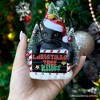 Christmas Tree Killer Funny Black Cat Glass Christmas Ornament, Whimsical Funny Tree Decor| OrnamentallyYou - 4 of 4
