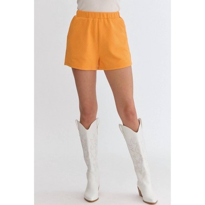 Women's Textured Shorts - entro